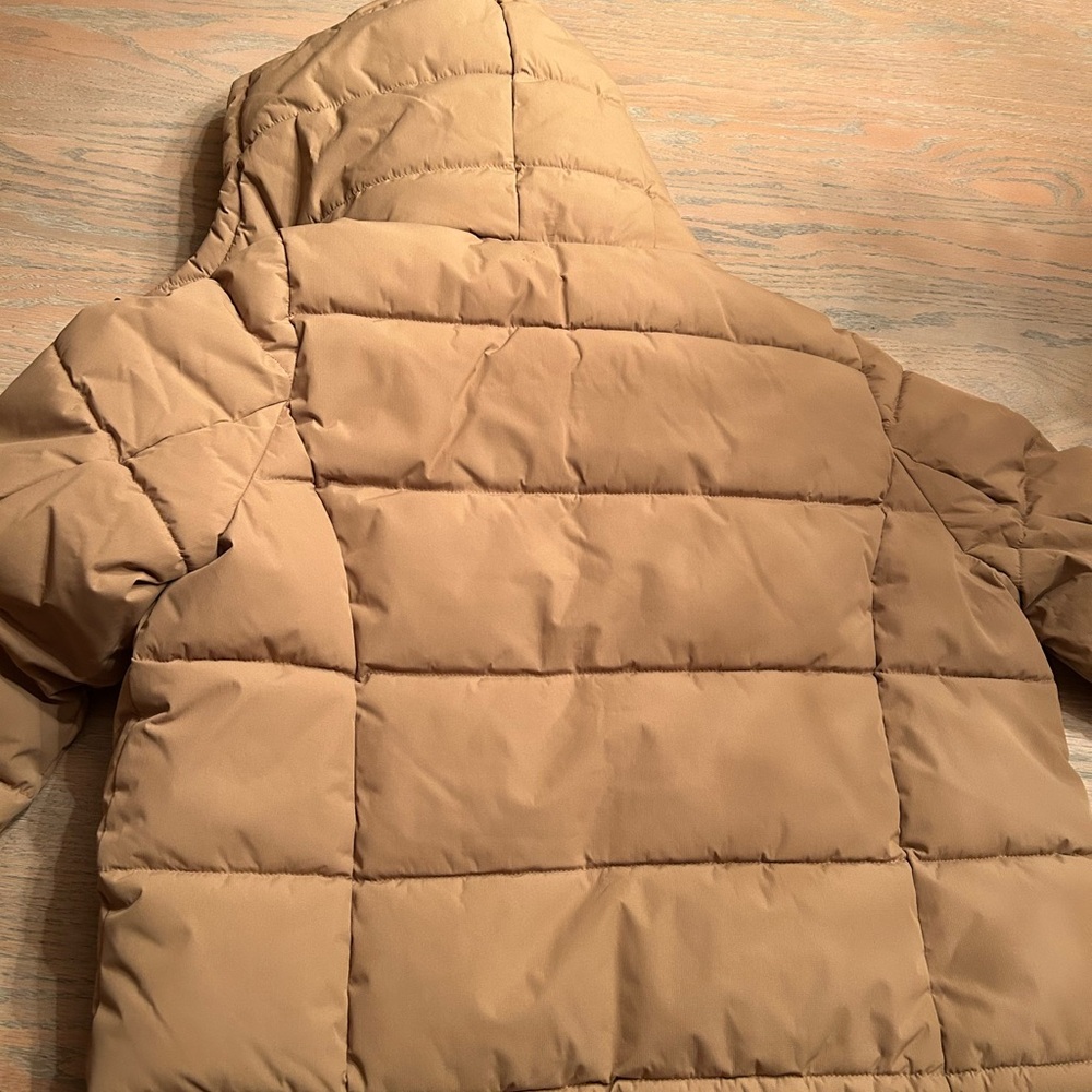 Roxy hooded beige short puffer - Picture 5 of 6